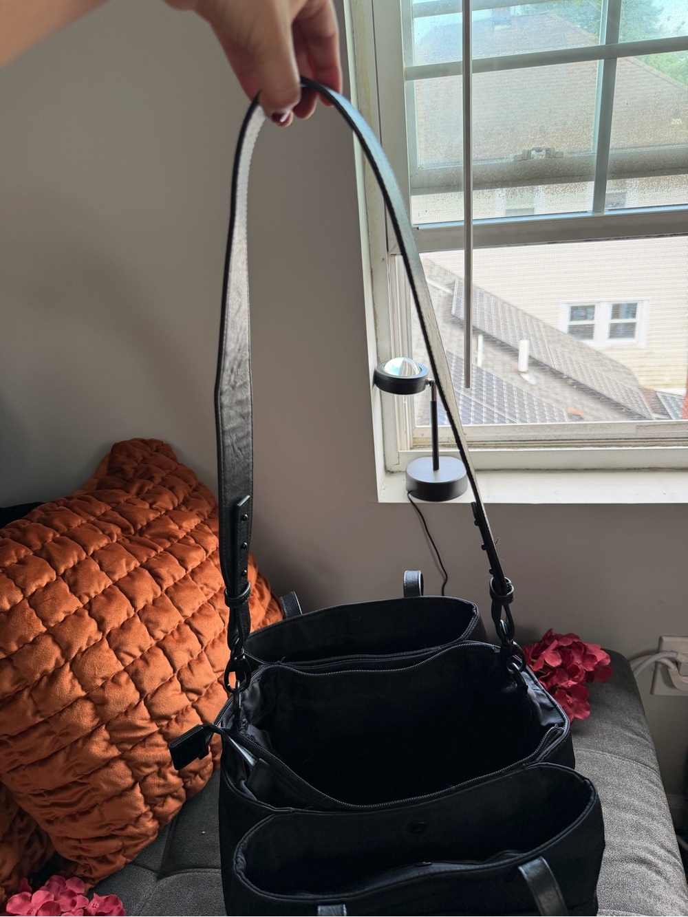 BEIS Commuter Tote Bag in Black - Picture 11 of 13